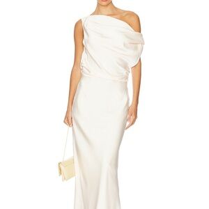 REVOLVE One-Shoulder White Dress